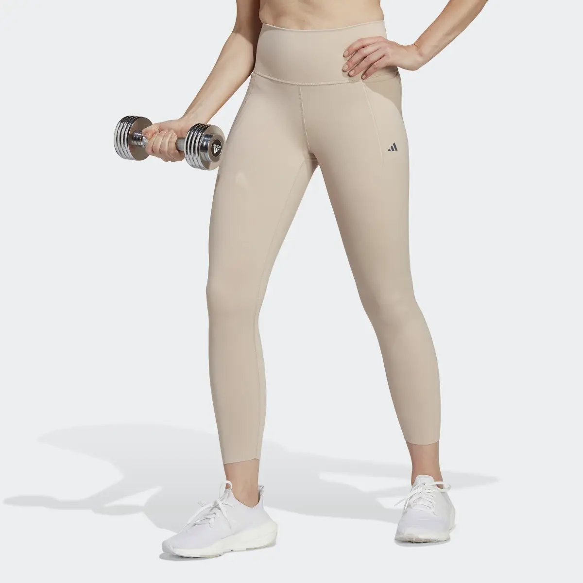 Adidas Optime Training Luxe 7/8 Leggings. 1