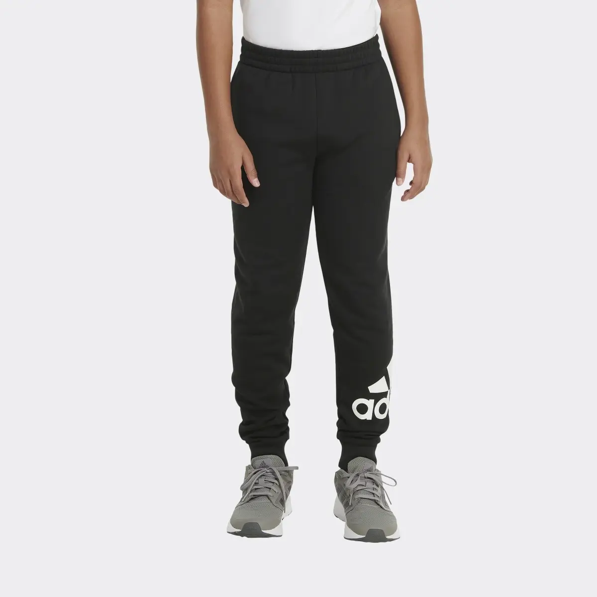 Adidas Elastic Waistband Essential Fleece Jogger. 1