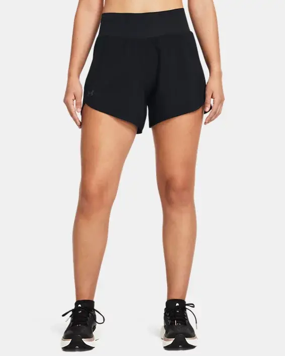 Under Armour Women's UA Fly-By Elite 5" Shorts. 1