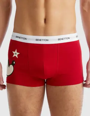mickey boxers in stretch cotton