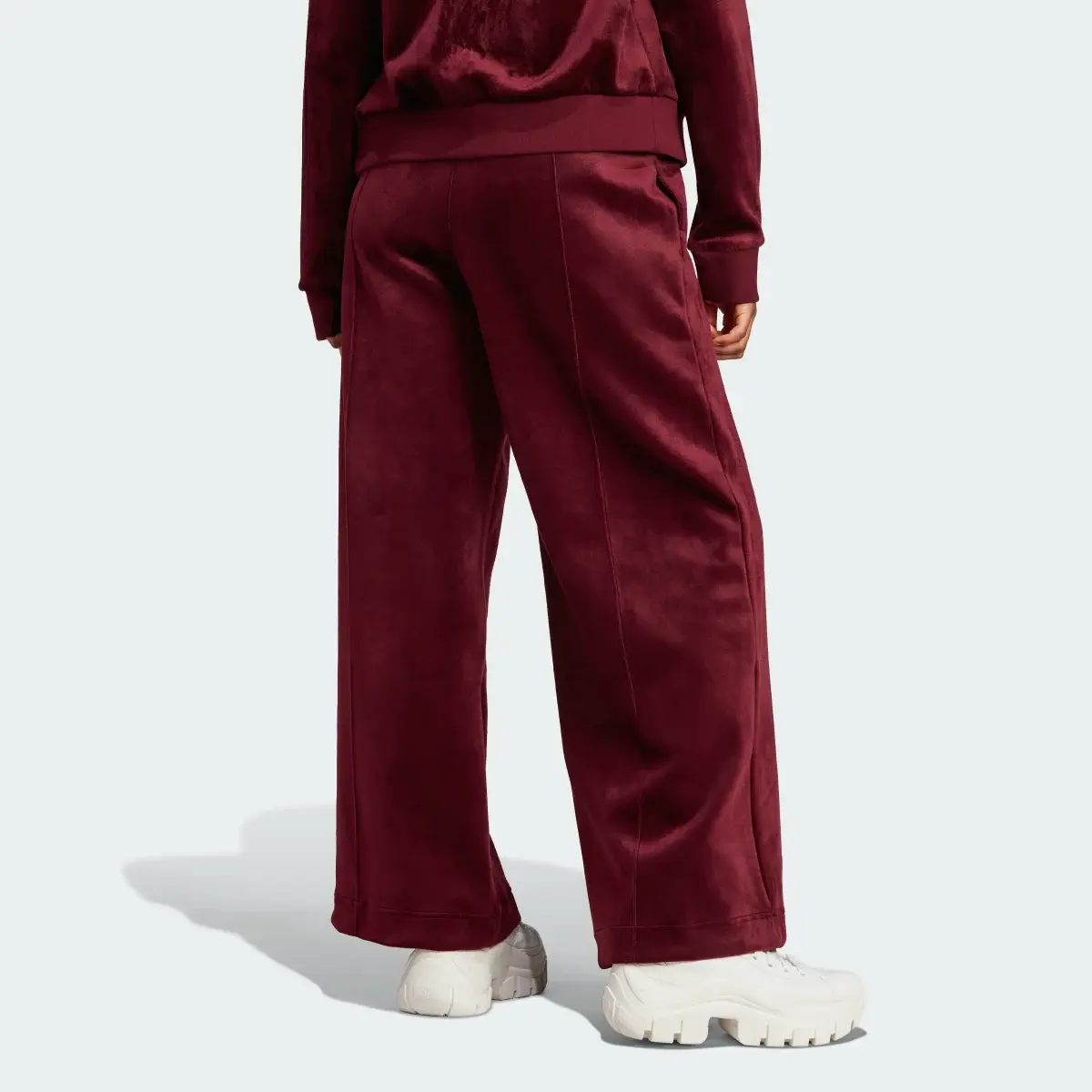 Adidas Premium Essentials Velour Track Pants. 2