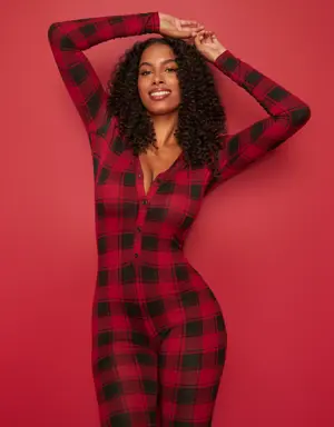 Buffalo Plaid Super Soft Jumpsuit