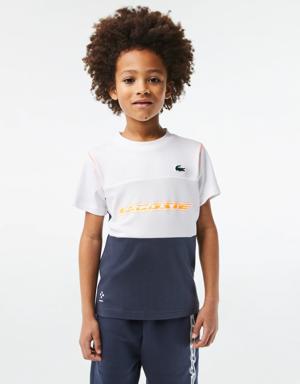 Boys’ Lacoste Tennis x Daniil Medvedev Jersey T-Shirt