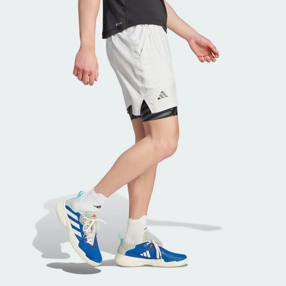 Adidas Short da tennis AEROREADY Two-in-One Pro. 3