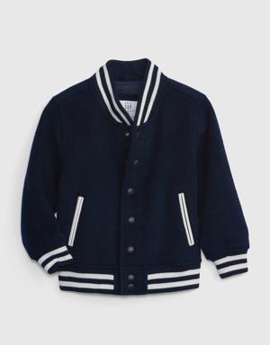 Toddler Varsity Jacket blue
