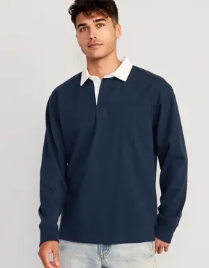 Long-Sleeve Rugby Polo for Men multi