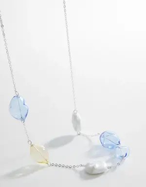 Crystal bead necklace