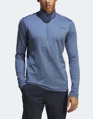 Adidas Sweat-shirt demi-zip molleton Terrex Multi