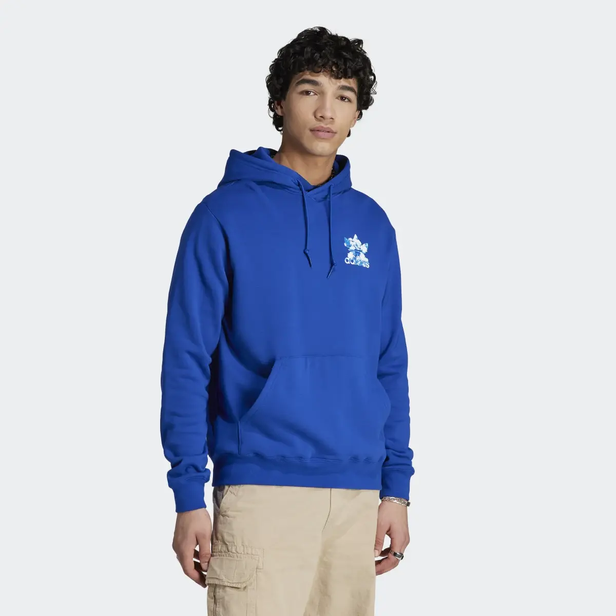 Adidas Graphics Cloudy Trefoil Hoodie. 2