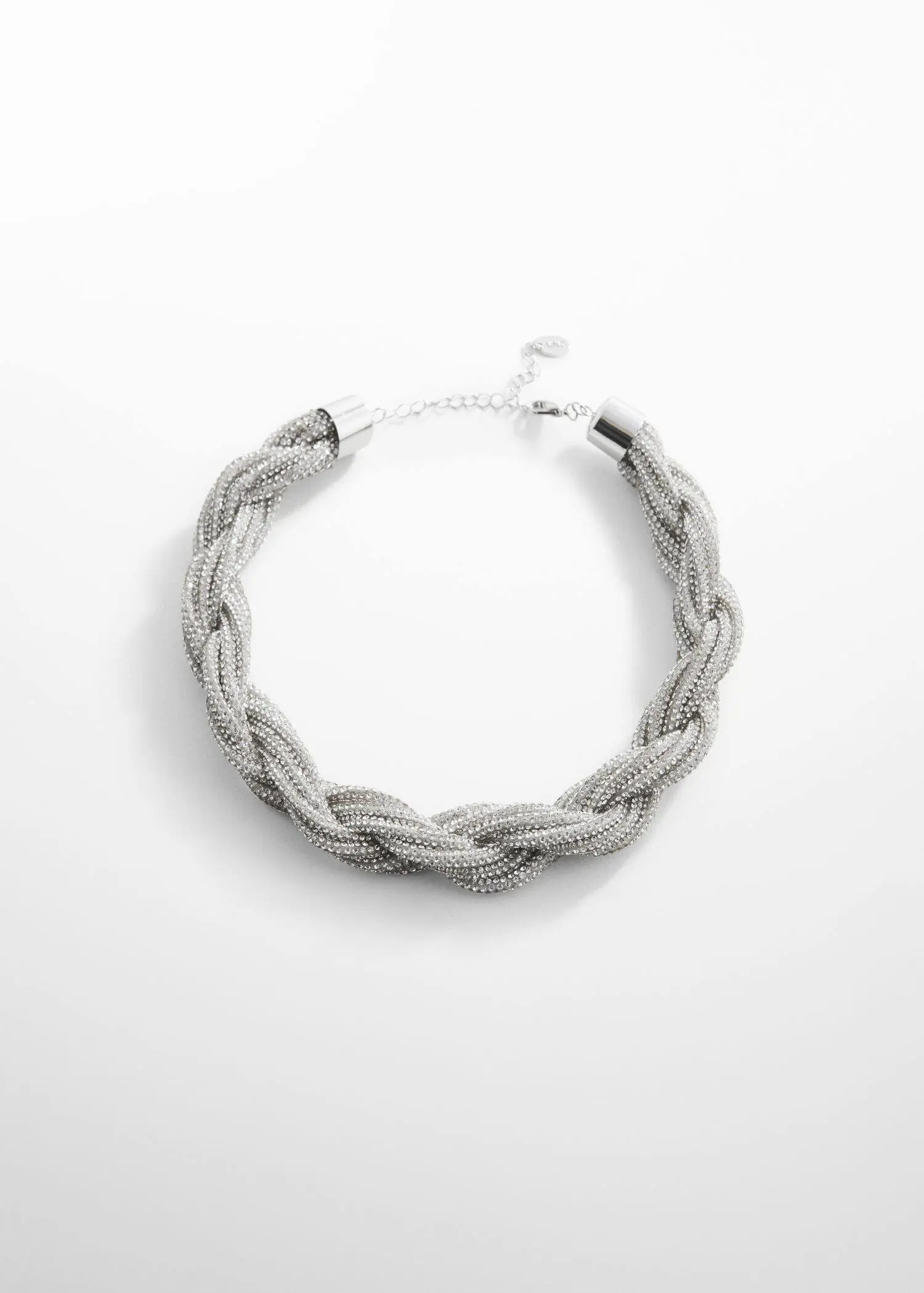 Mango Rhinestone intertwined necklace. 1