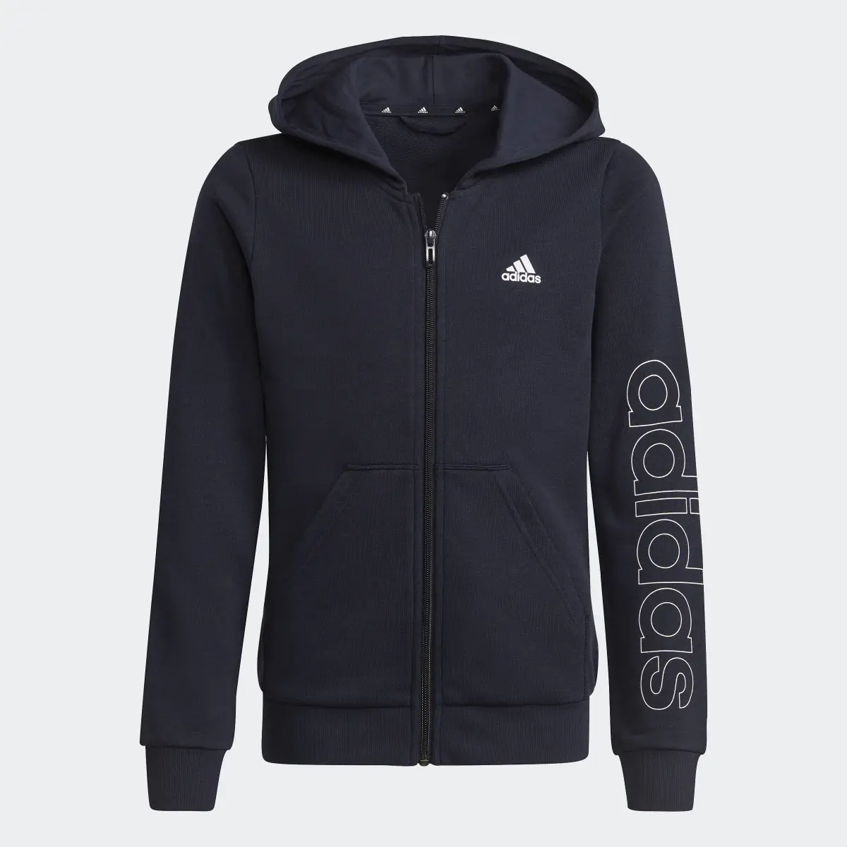 Adidas Sudadera con Gorro adidas Essentials Cierre Frontal. 1