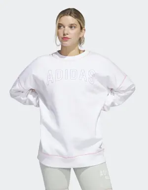 Sport Statement Boyfriend Crew Sweatshirt