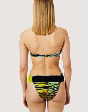5510 Sarı Straplez Bikini Takımı