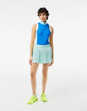 Jupe plissée femme Lacoste Tennis avec shorty intégré