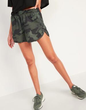 Mid-Rise StretchTech Run Shorts -- 4-inch inseam multi