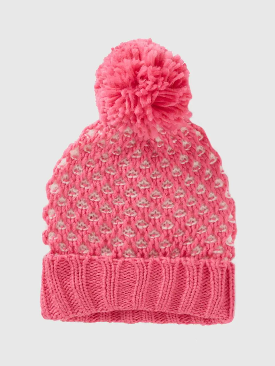 Benetton hat with pom pom. 1