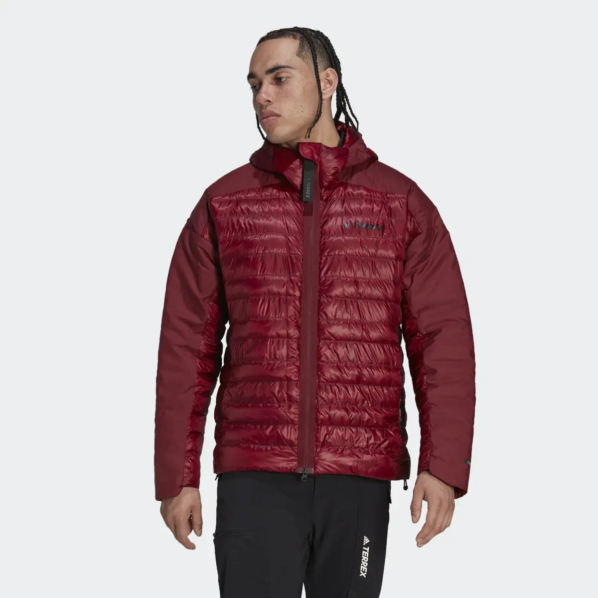 Adidas Terrex MYSHELTER Down Hooded Jacket. 2