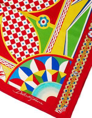 Colorblocked Desenli İpek Battaniye