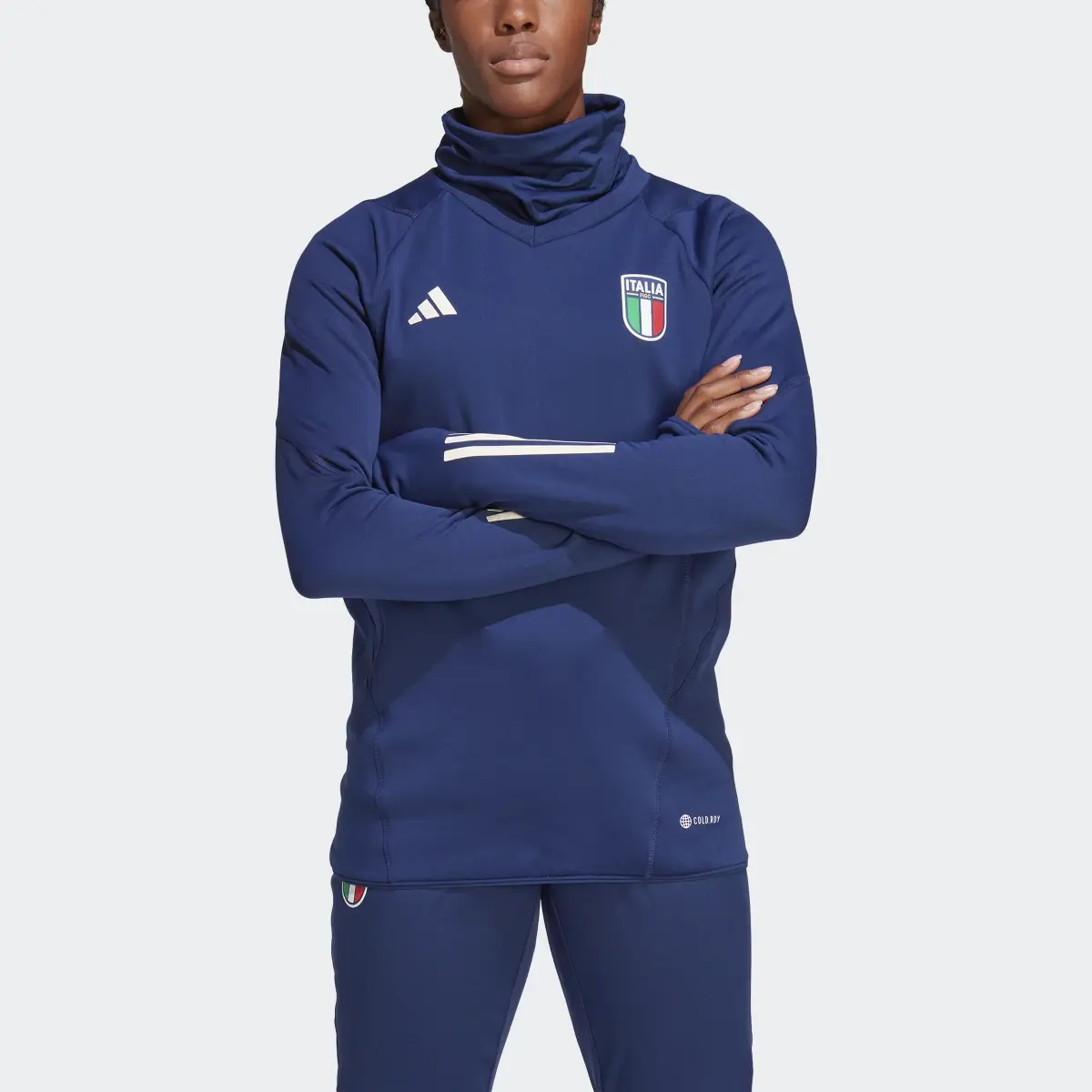 Adidas Italia 23 Maglia Tiro Pro Warm. 1