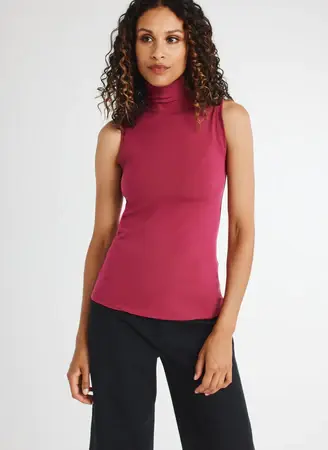 Kit And Ace Kit Sleeveless Turtleneck. 1