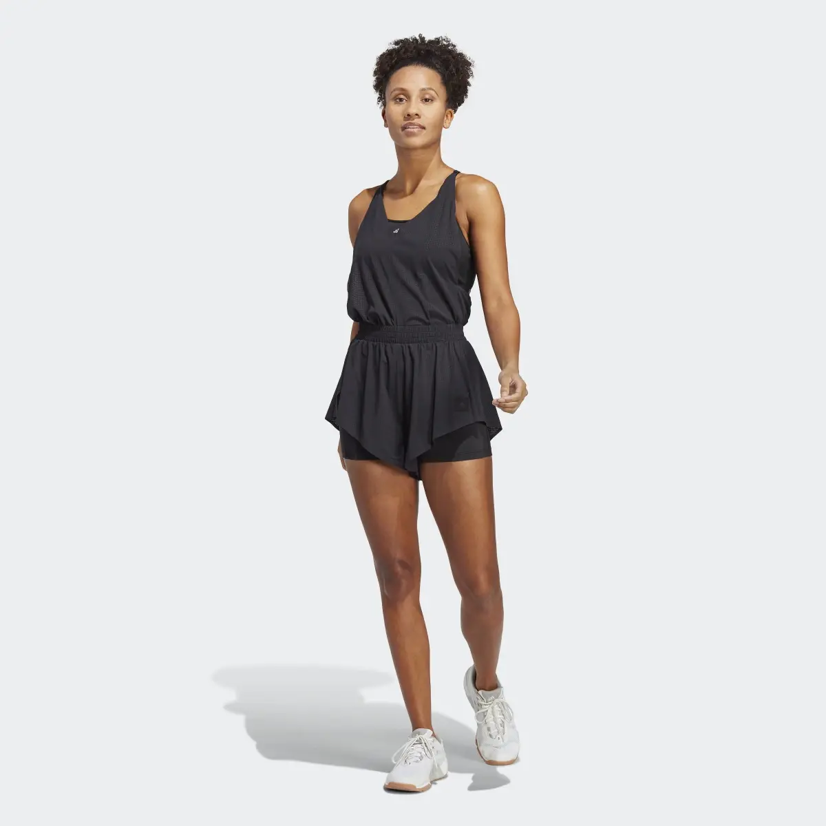 Adidas Best of adidas Woven One-Piece With Inner Leggings. 2