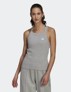 Playera sin Mangas Essentials Yoga Acanalada