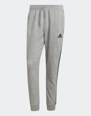 Adidas Pantaloni Essentials Fleece Tapered Cuff 3-Stripes