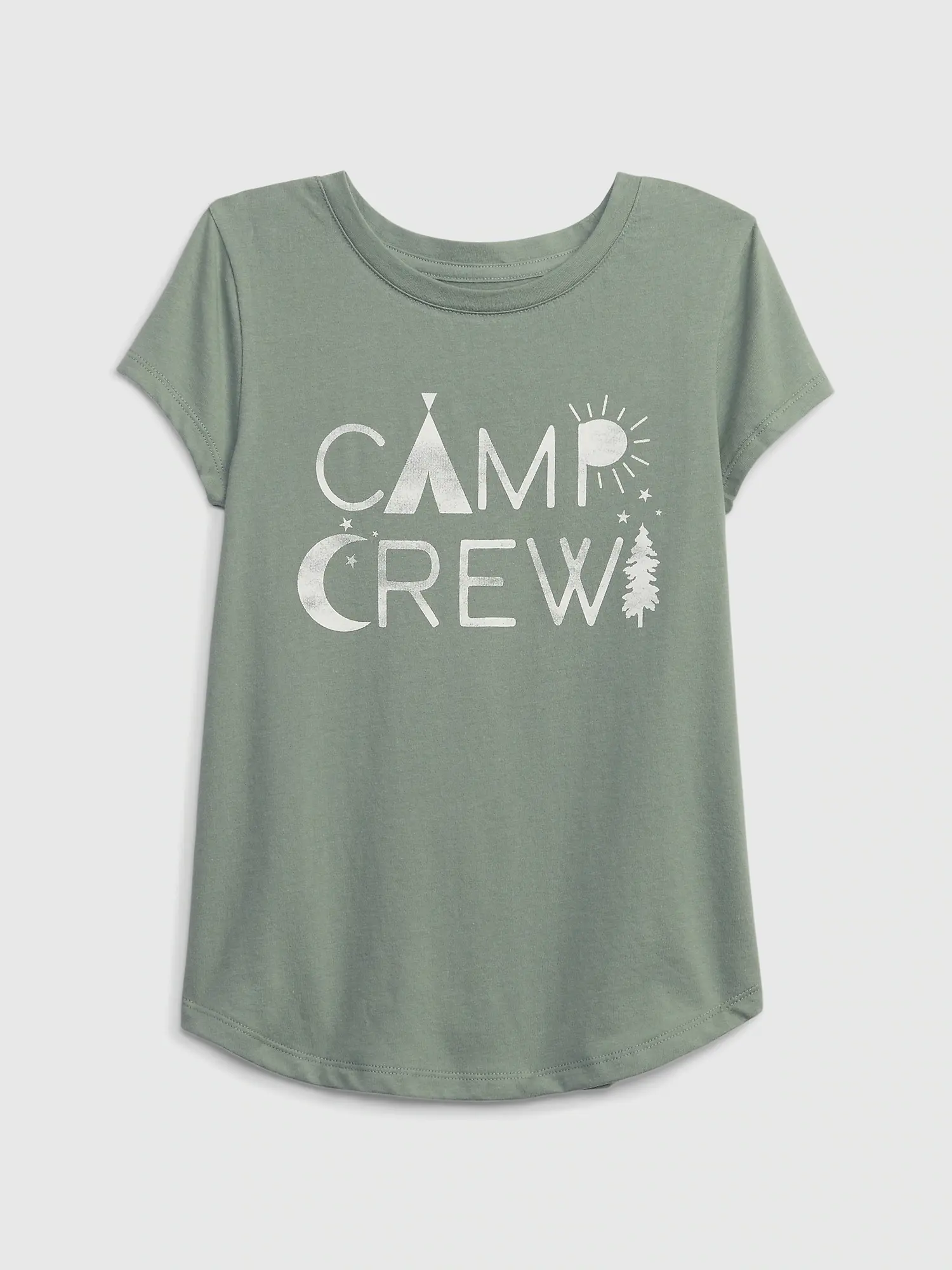 Gap Kids 100% Organic Cotton Graphic T-Shirt green. 1