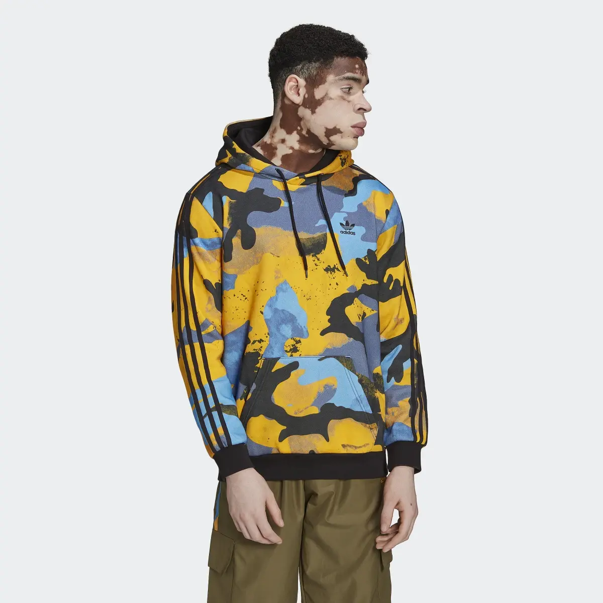 Adidas Camo Series Allover Print Hoodie. 2