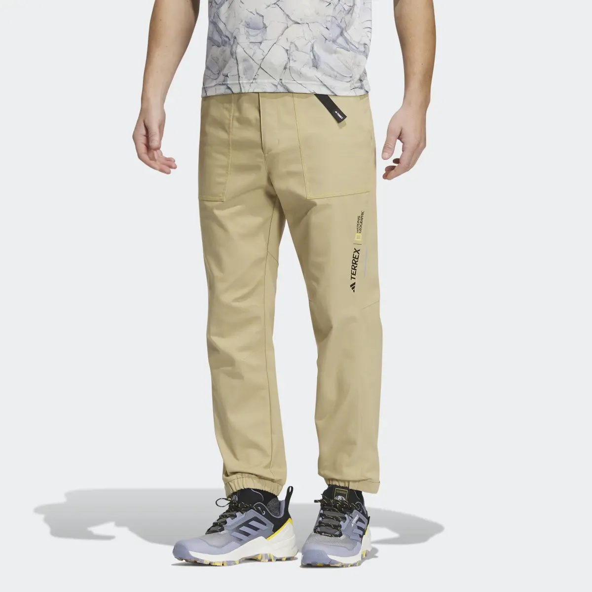 Adidas National Geographic Twill Trousers. 1