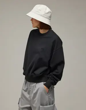 Adidas Sweat-shirt ras-du-cou molleton boxy Y-3. 2 Adidas Sweat-shirt ras-du-cou molleton boxy Y-3. 2