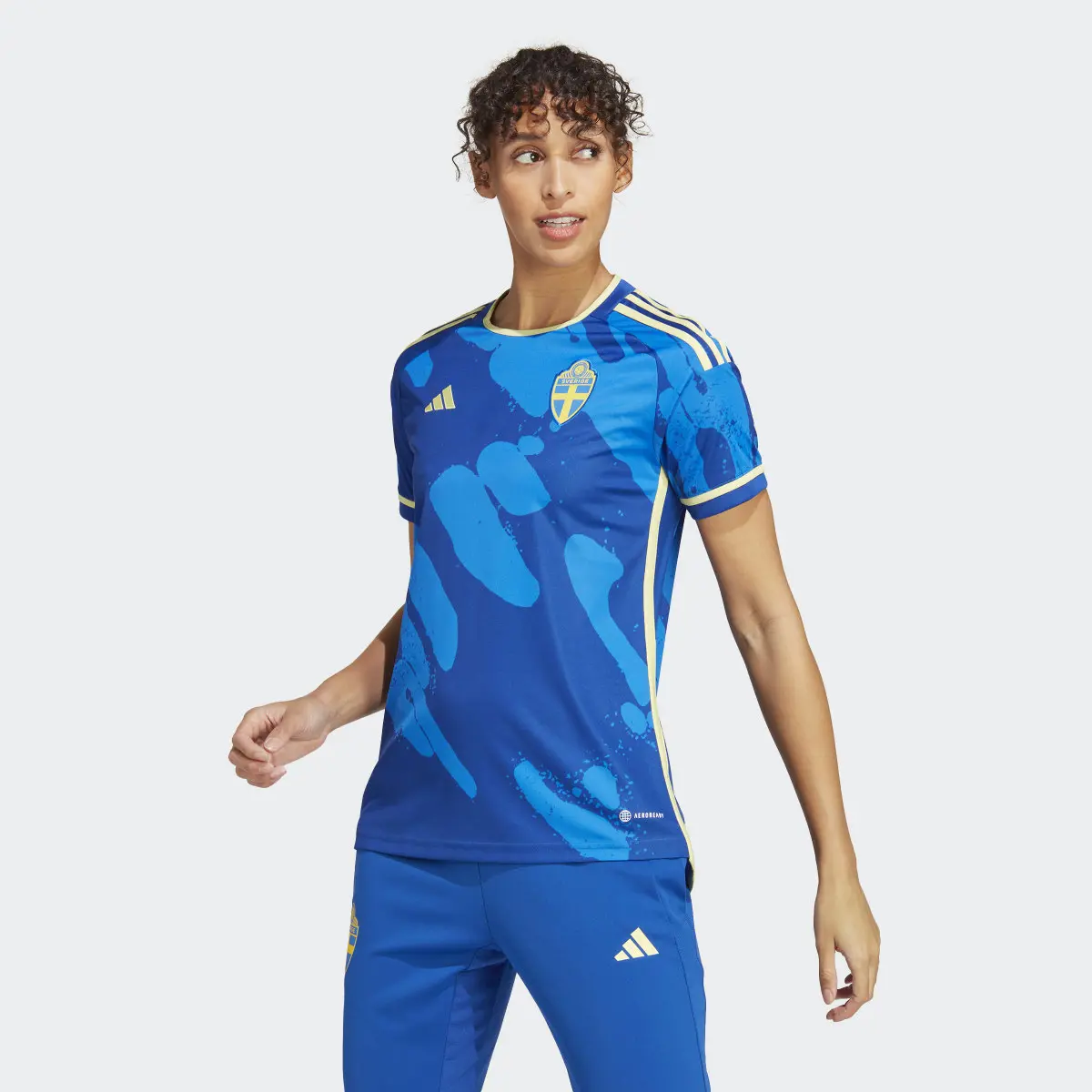 Adidas Sweden Women's Team 23 Away Jersey. 2