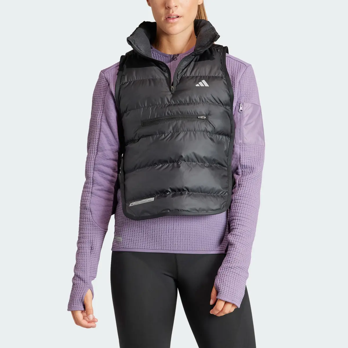 Adidas Ultimate Running Conquer the Elements Body Warmer Vest. 1