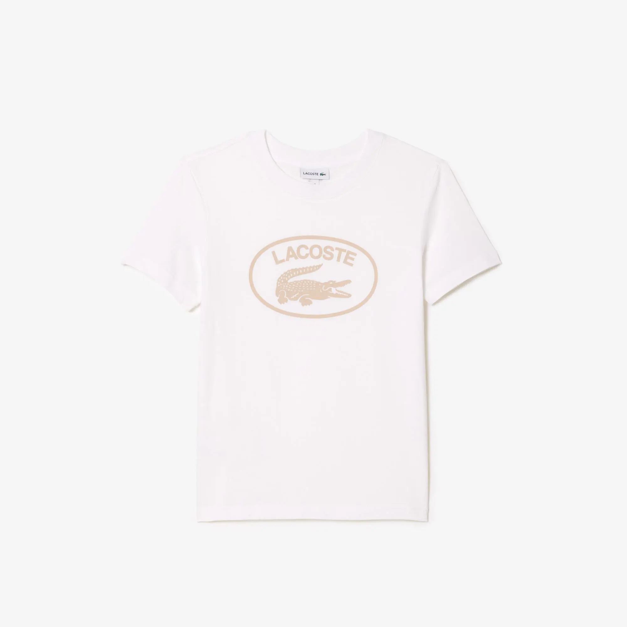 Lacoste T-shirt da bambini in jersey di cotone con logo a contrasto Lacoste. 1