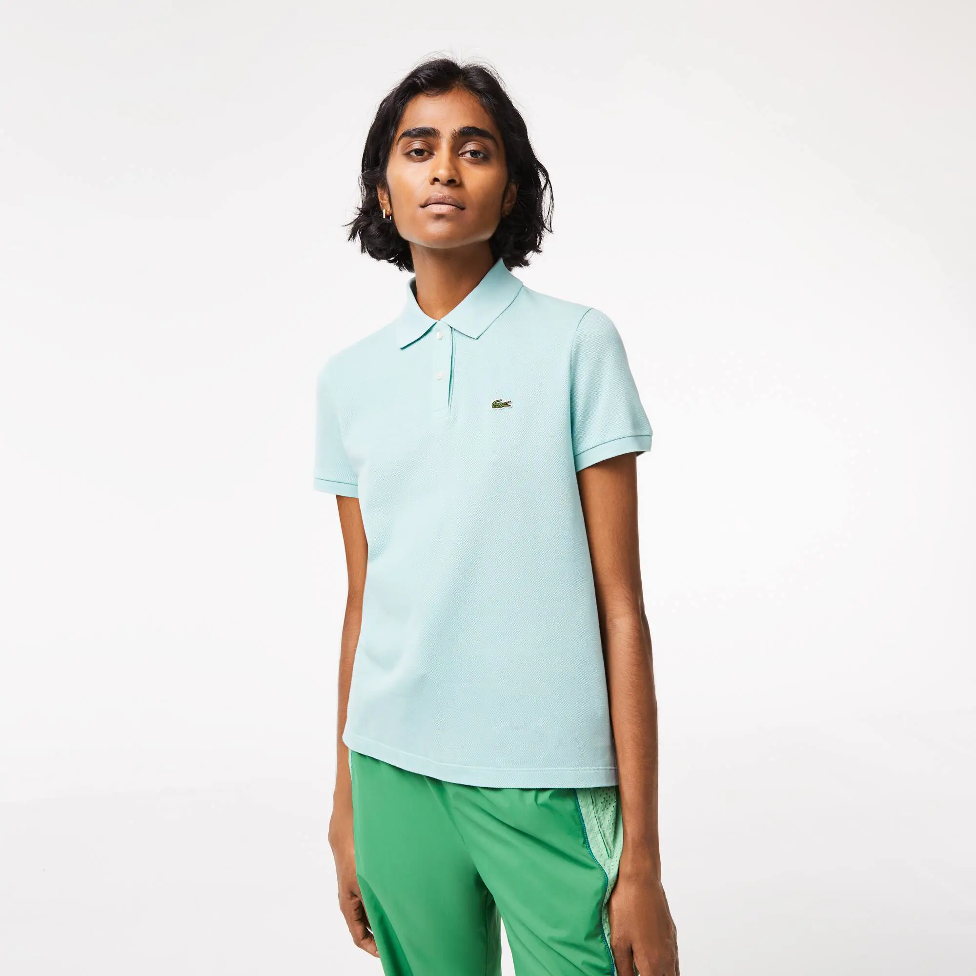 Lacoste Women's Lacoste Regular Fit Soft Cotton Petit Piqué Polo Shirt. 1