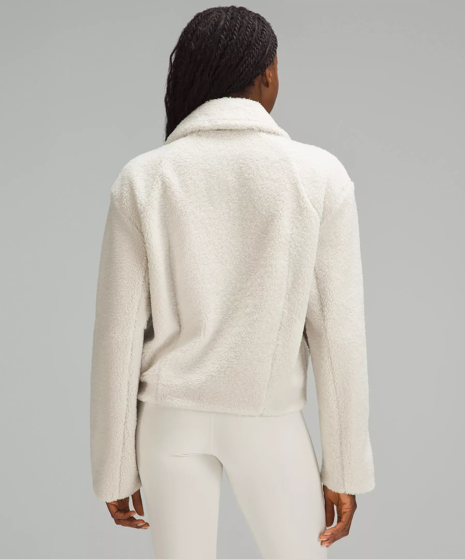 Lululemon Textured Fleece Collared Jacket. 3