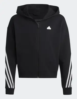 Adidas Veste à capuche entièrement zippée 3-Stripes Future Icons