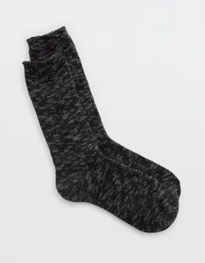 Marled Crew Socks