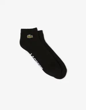 Unisex SPORT Branded Stretch Cotton Low-Cut Socks