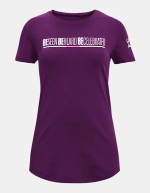 Girls' UA Black History Month Be Short Sleeve