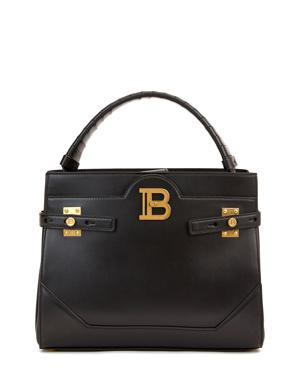 B-Buzz Siyah Logo Detaylı Kadın Deri Çanta