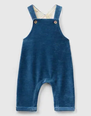 dungarees in chenille