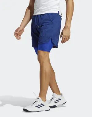 Melbourne Tennis Two-in-One 7-inch Shorts
