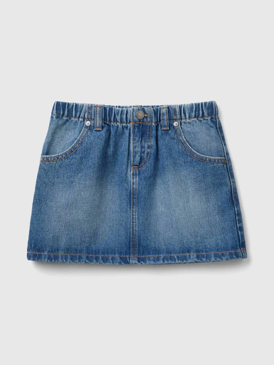 Benetton denim mini skirt. 1