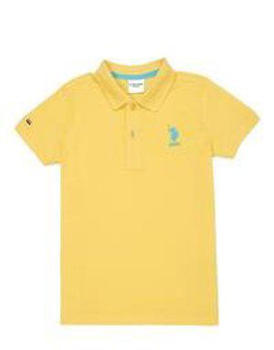 Erkek Çocuk Açık Sarı Polo Yaka T-Shirt