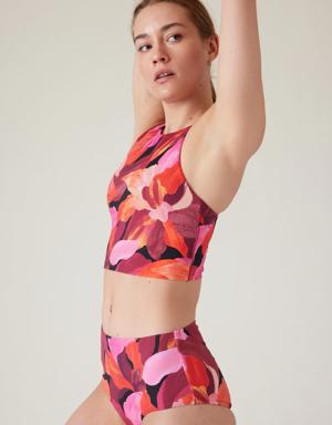 Athleta Conscious Crop Bikini Top A&#45C pink