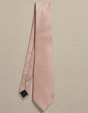 Tuono Italian Silk Tie pink