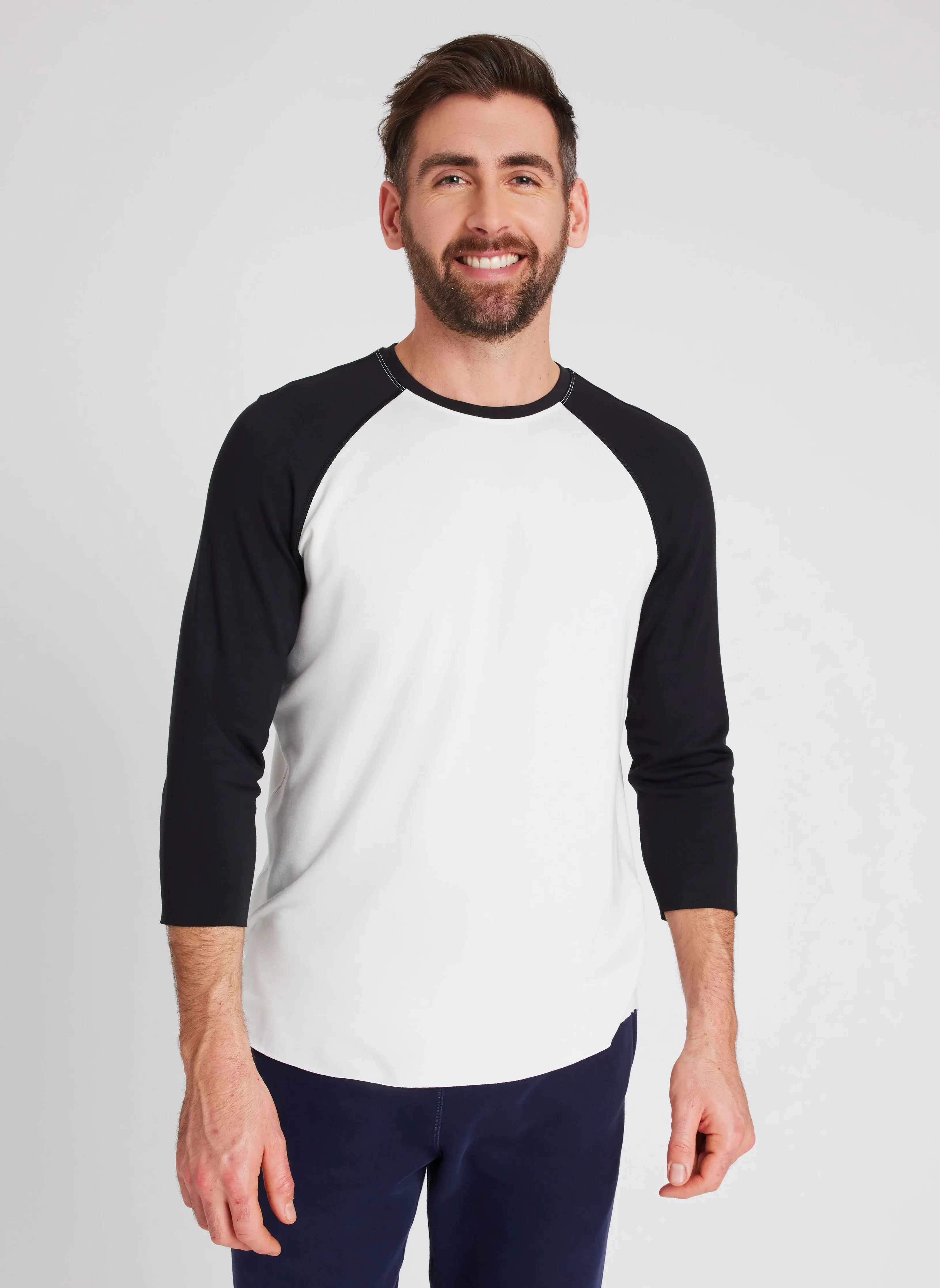 Kit And Ace Brushed Raglan Tee. 1