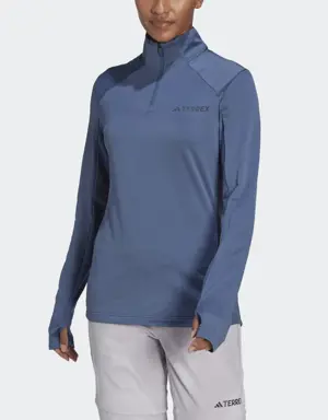 Adidas Sweatshirt em Fleece 1/2 Fecho Multi TERREX