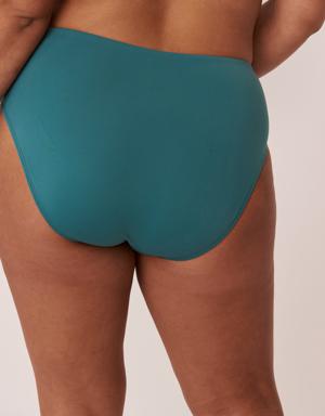 COLOURFUL Shirred High Waist Bikini Bottom
